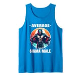 Average Sigma Male Meme Shirt Funny Sigma Shirt Wolf Meme Tank Top