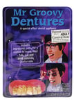 Austin Powers Style Mr Groovy Fancy Dress Movie Cosplay Fake Teeth