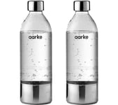 AARKE A1201 Carbonator Water Bottles - 1 Litre, Twin Pack