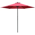 2.8m Patio Umbrella Parasol Outdoor Table Umbrella 6 Ribs