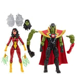 Marvel Hasbro Legends Series, Figurines de Collection de 15 cm Skrull Queen et Super-Skrull, Avengers 60e Anniversaire