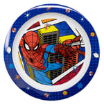 Micro Plate for Children Spiderman Midnight Flyer