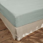 Drap housse 160x200 cm Lin Eucalyptus