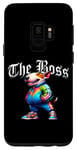 Coque pour Galaxy S9 Veste cool Bull Terrier Dog The Boss Cool pour chien, maman et papa