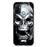 Coque pour Oppo A53 / A53S Tete de Mort Fume