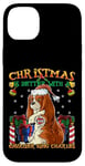 iPhone 14 Plus Christmas Is Better With A King Charles Spaniel Santa Claus Case