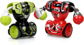 SilverLit Robo Kombat Twin pack | Pack of Two Fighting Robots | Lights and Sound