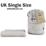 Panda Bamboo Mattress Protector Anti-Bacterial Protect Single Bed Size 190x90cm