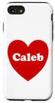 iPhone SE (2020) / 7 / 8 I Love Caleb Heart Cute Caleb Name Birthday Case