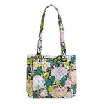 Vera Bradley Multi-Compartment Shoulder Satchel Purse, Bloom Boom-Recycled Cotton