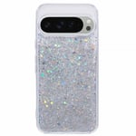 Nordic Covers Google Pixel 9/Pixel 9 Pro Skal Sparkle Series Stardust Silver