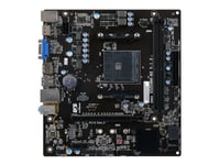 Ecs A520am4-M3 - Moderkort - Micro Atx - Socket Am4 - Amd A520 Chipuppsättning - Usb 3.2 Gen 1 - Gigabit Lan - Inbyggda Grafiken (Cpu Krävs) - Hd-Ljud (6 Kanaler)