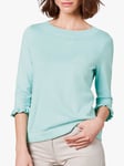 Pure Collection Ruffle Cuff Cashmere Blend Sweater