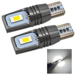 2 st W16W LED-lampor T15 12V-18V Canbus 1180lm stark