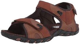 Nunn Bush Rio Bravo Sandales de rivière à trois sangles pour homme avec fermeture Velcro, peau, 42 1/3 EU