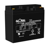 12V Euroglobe EGC20-12 AGM Batteri 20Ah 182 x 77 x 168 mm