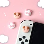 Lot De 4 Pi¿¿Ces De Manettes Pour Nintendo Switch Capuchons De Poign¿¿E Pour Animal De Compagnie Pour Console Ns Lite Joy-Con