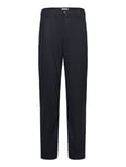 Les Deux Como Reg Wool Suit Pants Marinblå