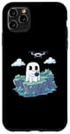 Coque pour iPhone 11 Pro Max Drone drôle fantôme volant Halloween RC Quadrocopter fantôme