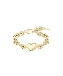 BOSS Jewelry Bracelet en chaîne pour Femme Collection HONEY LOVE en Acier inoxidable et Or Jaune