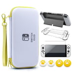 Crystal Clear Case Kit Pour Nintendo Switch Oled Sac De Transport Pochette Pour Ns Oled Game Console Protection & Protecteur D'écran