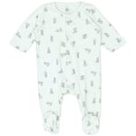 Pyjamas / Chemises de nuit Petit Bateau  Pyjama bébé Blanc - 12 mois