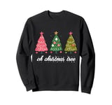 Groovy Oh Christmas Tree Cakes Lovers Cute Christmas Party Sweatshirt