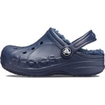 Crocs Unisex Kids Baya Lined T Clog, Navy, 9 UK Child