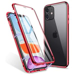 Coque Verre Trempe pour  IPHONE 13  Magnetique Transparente Protection Integrale - Neuf