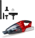 Einhell Aspirateur à main sans fil TE-VC 18 Li Solo -Système Power X-Change (Livré avec accessoires (Buse, buse à rainures...) Livré sans Batterie ni Chargeur