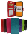 Crazy Horse Wallet Realme 7 Pro (Röd)