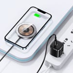 Induktiolataus Magneettinen laturi, 15w Nopea magneettinen langaton laturi Langaton nopea lataus Läpinäkyvä versio Iphone 14/14 Plus/14 Pro/14 Pro