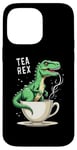 Coque pour iPhone 14 Pro Max Tea Rex T-Rex Tea Lover Dinosaure Pun Blague