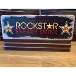 Rockstar Energy Drink Wooden Bar Signs Mancave Drinks Shed Garage Wall Vintage Retro Wood Pub Sign UK