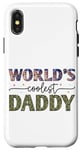 Coque pour iPhone X/XS Motif camouflage Daddy le plus cool du monde