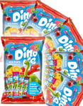 20 St 10-Pack Dino Ice Pops - Saft-Is med 4 Olika Smaker - Hel Kartong