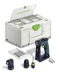 Perceuse-visseuse 18V CXS 18-BASIC-SET (sans batterie ni chargeur) en coffret Systainer 3 - FESTOOL - 577333