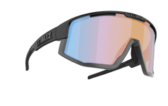 Bliz Fusion Nordic Light Black/NL Coral - Orange Blue M, Nano Optics Nordic Light Coral - Orange w blue multi + Spare lens: Brown w Silver Mirror, OneSize