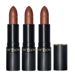 Revlon Super Lustrous The Luscious Mattes Lipstick - 013 Chocolate x3