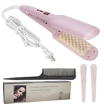 Volymgivande lockigt hår Iron Grid Hår Volym Crimper Fluffy Hair Curler för hårstyling Tool 110‑220VUS Plugg