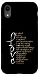 Coque pour iPhone XR 1 Corinthians 13 Verset de la Bible Love is Patient Love is Kind