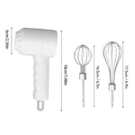 Cordless Electric Hand Mixer USB Rechargable Handheld Eggbeater Electric Milk