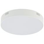 Lampe De Plafond LED Blanche 3000 K 3100 Lm Ø 21 Cm Ronde H: 4 Cm Plate