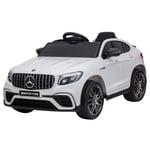 Mercedes-Benz Amg Gla45 Licensierad Elbil För Barnfordon Med Fjärrkontroll, Mp3, Säkerhetsbälte, 37-60 Månader, Vit