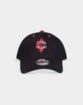 THE SUICIDE SQUAD HARLEY QUINN LIVE FAST DIE CLOWN BLACK SNAPBACK BASEBALL CAP