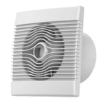 Ventilateur Blanc ABS Timer Extracteur D'air 100mm AirRoxy