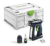 Perceuse-visseuse 18V C18 Basic (sans batterie ni chargeur) + SYSTAINER SYS3 M - FESTOOL - 576434