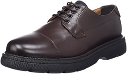 BOSS Homme Jacob_derb_ltct Chaussures de déguisement Uniform, Marron foncé 201, 42 EU