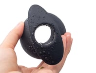 Black Open Sesame Tunnel Butt Plug (Medium)