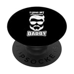 I Love My Bearded Daddy - Bearded Daddy Father's Day PopSockets Swappable PopGrip